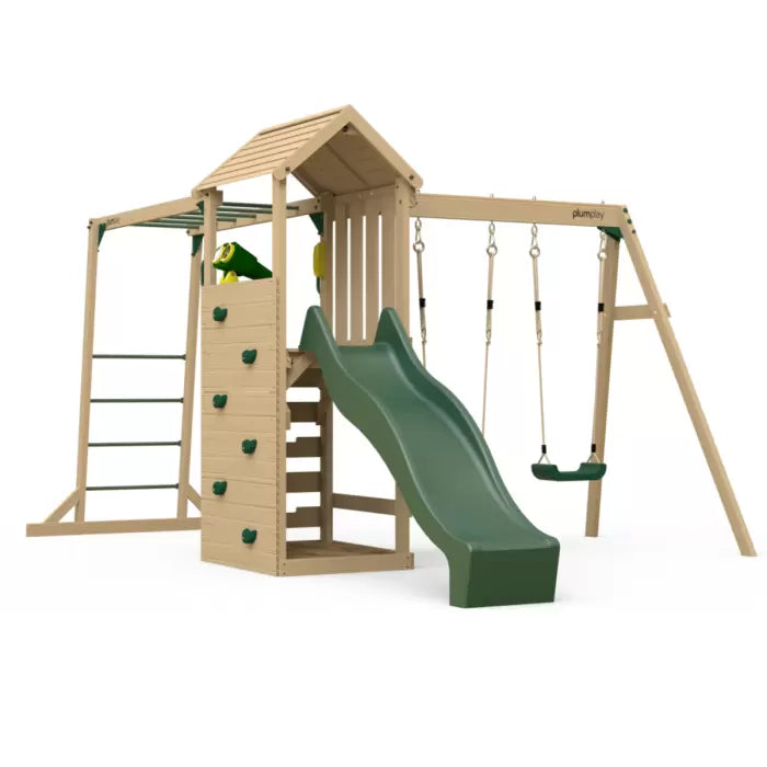 Lookout Tower Colour Pop Play Centre with Swings & Monkey Bars by Plum Play (NEW)