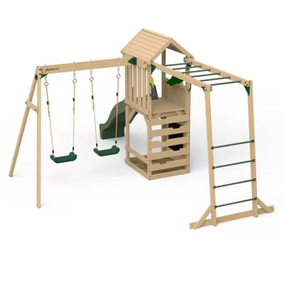 Lookout Tower Colour Pop Play Centre with Swings & Monkey Bars by Plum Play (NEW)