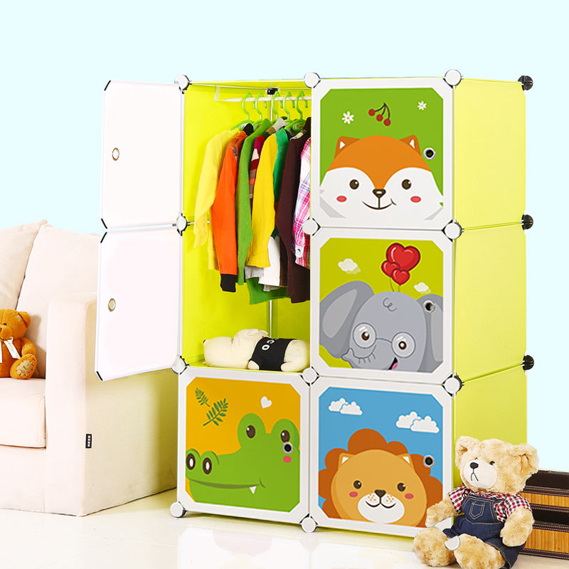 Soga 6 Cubes Animal Design Portable Foldable Storage