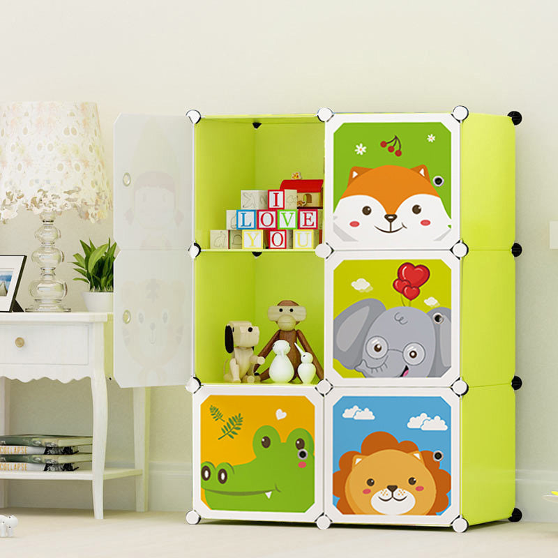 Soga 6 Cubes Animal Design Portable Foldable Storage