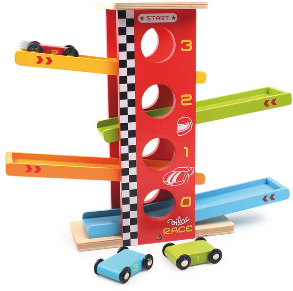 Cars Race Tower by Vilac - Playsets & Playscapes - Vilac - kidstoyswarehouse
