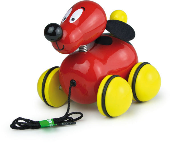 Fripoulle The Pull Along Dog by Vilac - Push and Pull - Vilac - kidstoyswarehouse