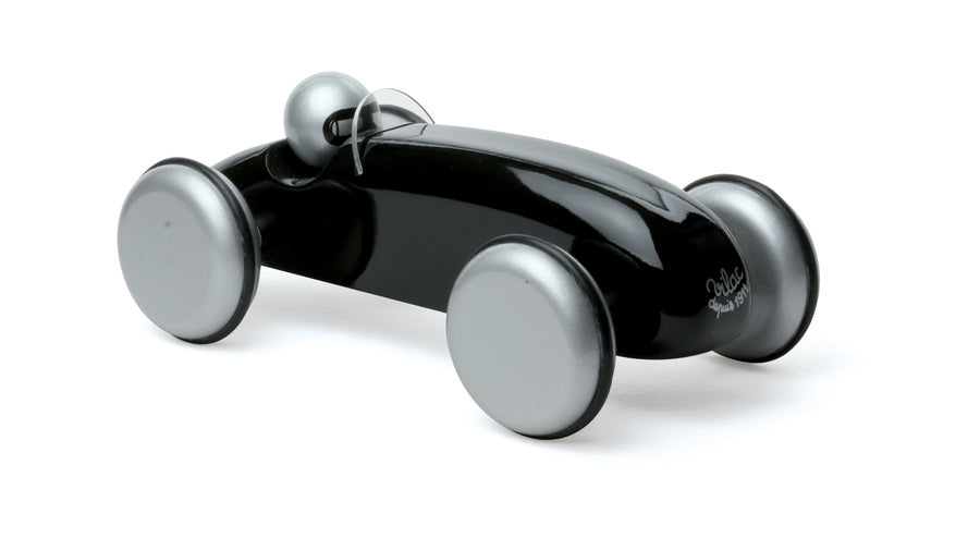 Black Speedster Wooden Toy Car - Toy Vehicles - Vilac - kidstoyswarehouse