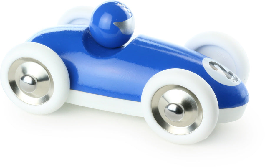 Blue Roadster Wooden Toy Car - Toy Vehicles - Vilac - kidstoyswarehouse