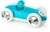 Turquoise Roadster Wooden Toy Car