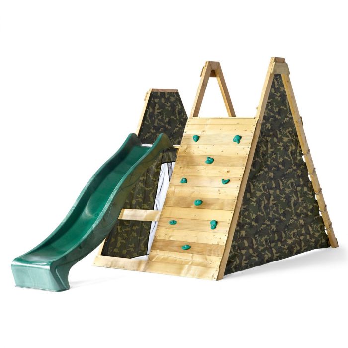 Climbing Pyramid With Slide No Swings by Plum Play