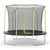 10FT Wave Springsafe® Trampoline With Enclosure Net by Plum Play
