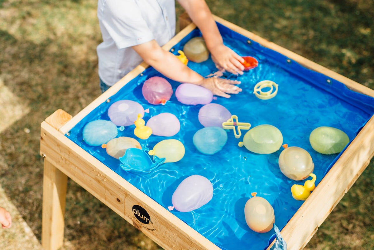 Build and Splash Wooden Sand and Water Table by Plum Play