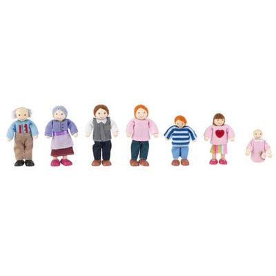 Doll Family of 7 - Caucasian by KidKraft