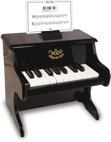 Black Piano with Scores by Vilac - Musical Toys - Vilac - kidstoyswarehouse