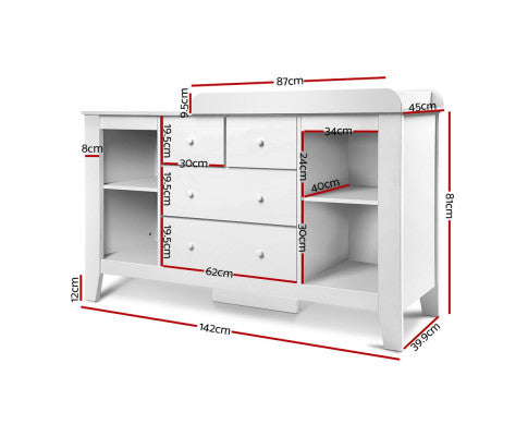 Change table clearance measurements