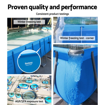 Bestway Swimming Pool Above Ground Filter Pump Steel Pro� Frame Pools 3.96M
