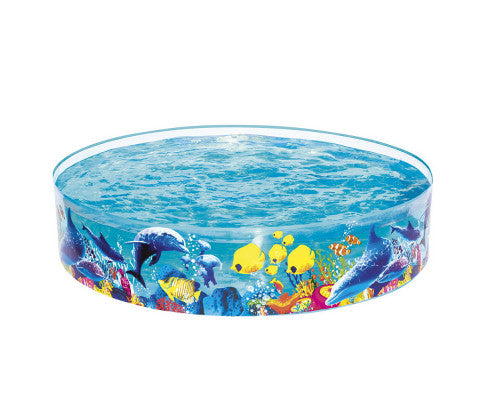 Bestway Kids Pool 183x38cm Round Above Ground Rigid Swimming Pools Undersea 946L