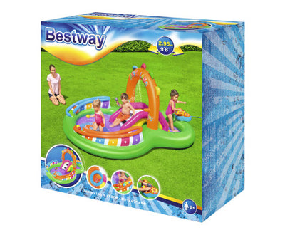 Bestway Inflatable Swimming Play Pool Kids Above Ground Kid Game Toy 3 People