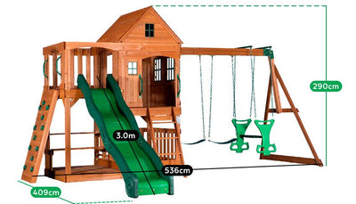 Backyard Discovery Hillcrest Swing & Play Set