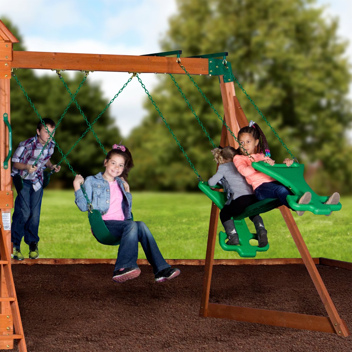 Backyard Discovery Hillcrest Swing & Play Set