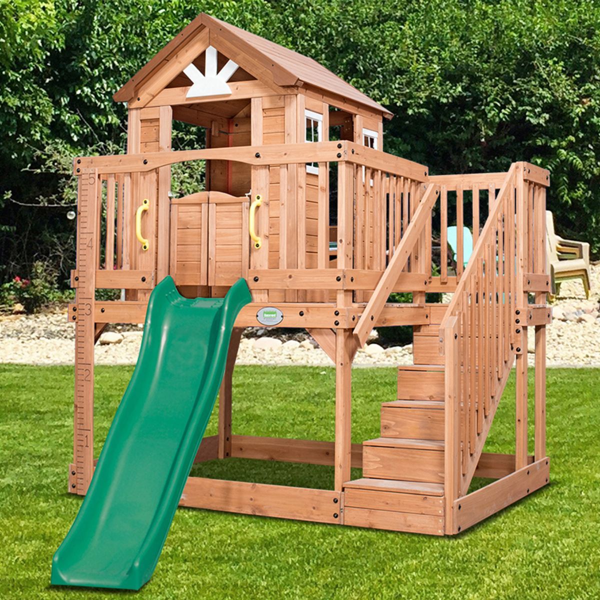 BYD Scenic Heights Cubby House with 1.8m Slide