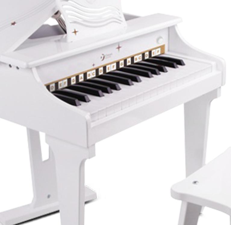Classic World White Grand Piano