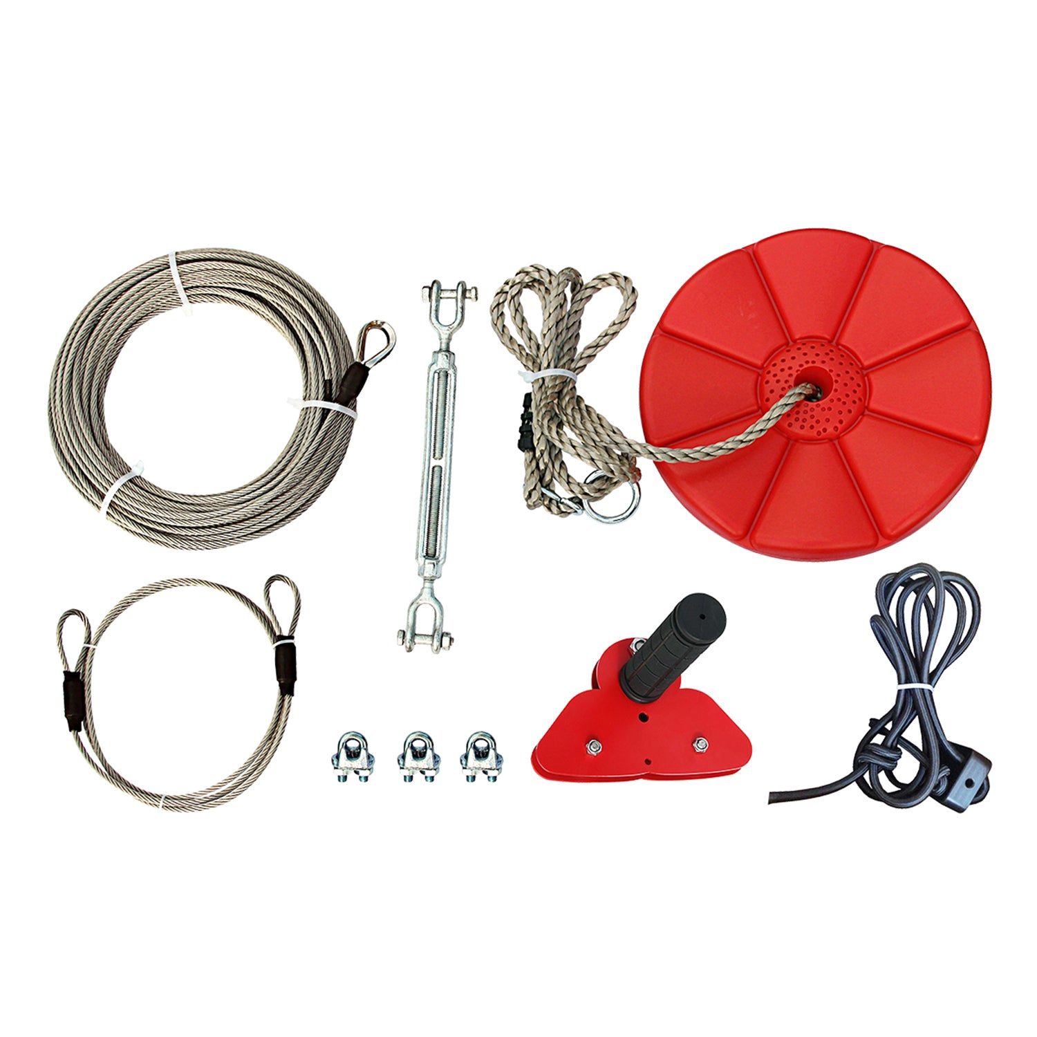 Lifespan Kids Woomera Flying Fox + Red Monkey Swing