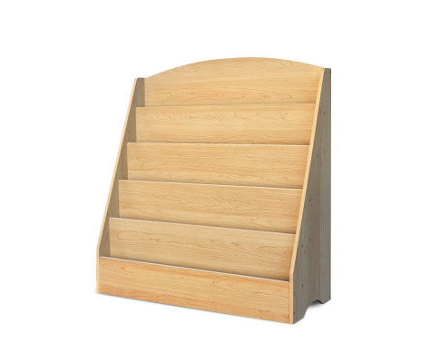 Keezi 5 Tiers Kids Bookshelf Magazine Shelf Organiser Bookcase Display Rack
