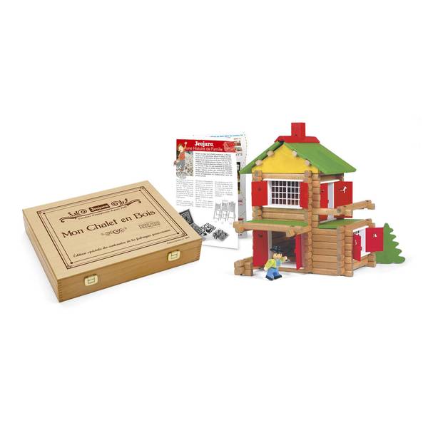 Barn - 135 Piece Wooden Construction Set - Roleplay - Jeujura - kidstoyswarehouse