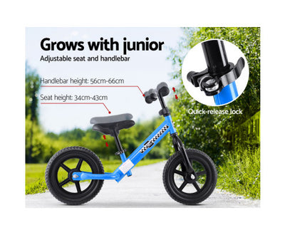 Kids Balance Bike 12" Blue