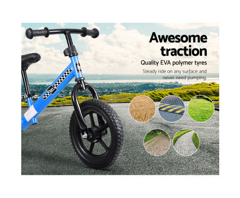 Kids Balance Bike 12" Blue