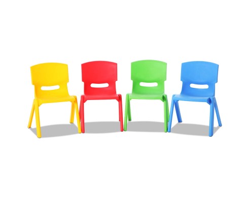 Keezi Kids Chairs Set Plastic Set of 4 Activity Study Chair 50KG