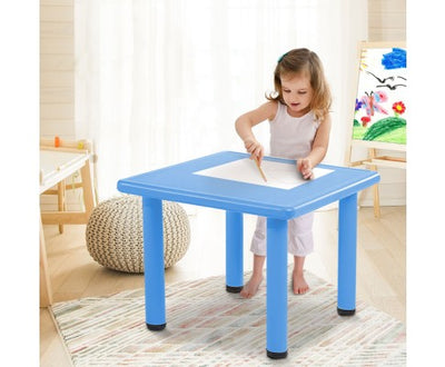 Keezi Kids Table Plastic Square Activity Study Desk 60X60CM