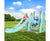 Kids Slide and Swing with Basketball Hoop by Keezi - Green
