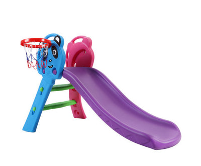 Slide with Basketball Hoop by Keezi