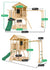 Lifespan Kids Kingston Cubby House with Green Slide