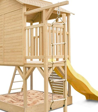 Lifespan Kids Kingston Cubby House with Yellow Slide