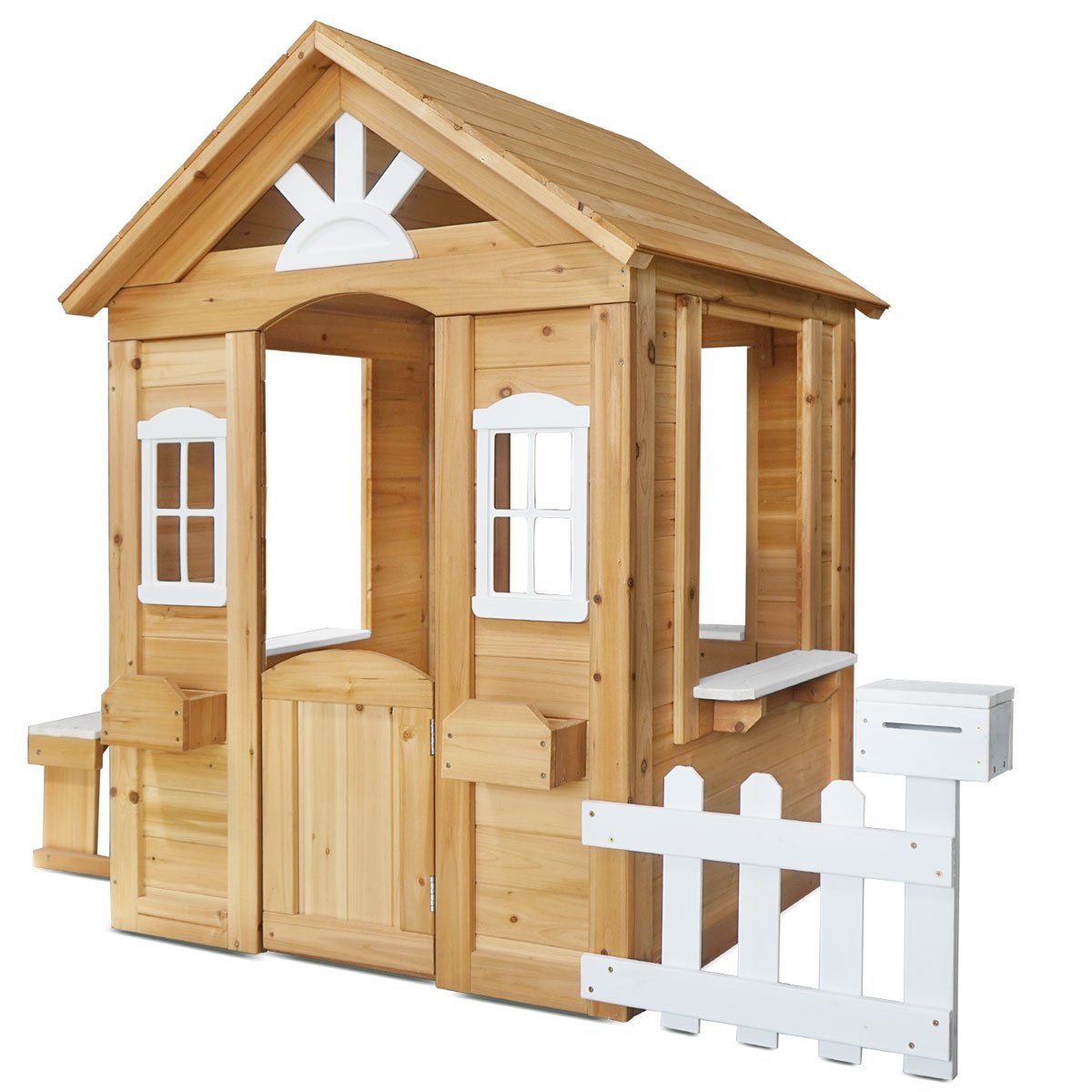 Lifespan Kids Teddy Cubby House in Natural Timber (V2)