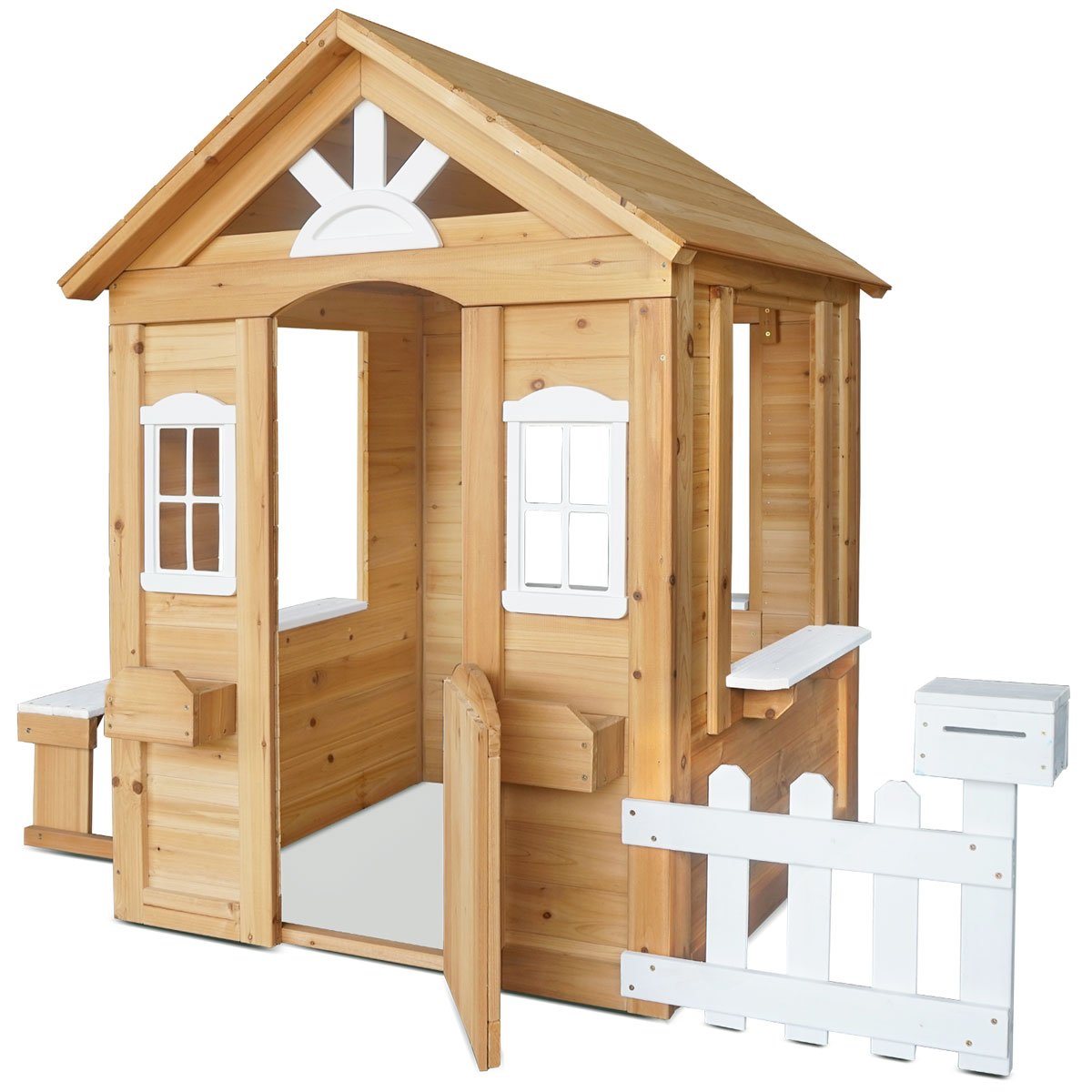 Lifespan Kids Teddy Cubby House in Natural Timber (V2)