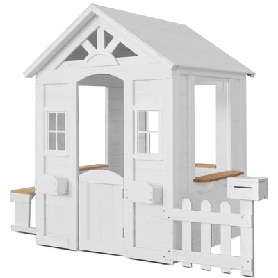 Lifespan Kids Teddy Cubby House in White (V2)