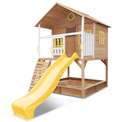 Lifespan Kids Warrigal Cubby House with Slide (Yellow)