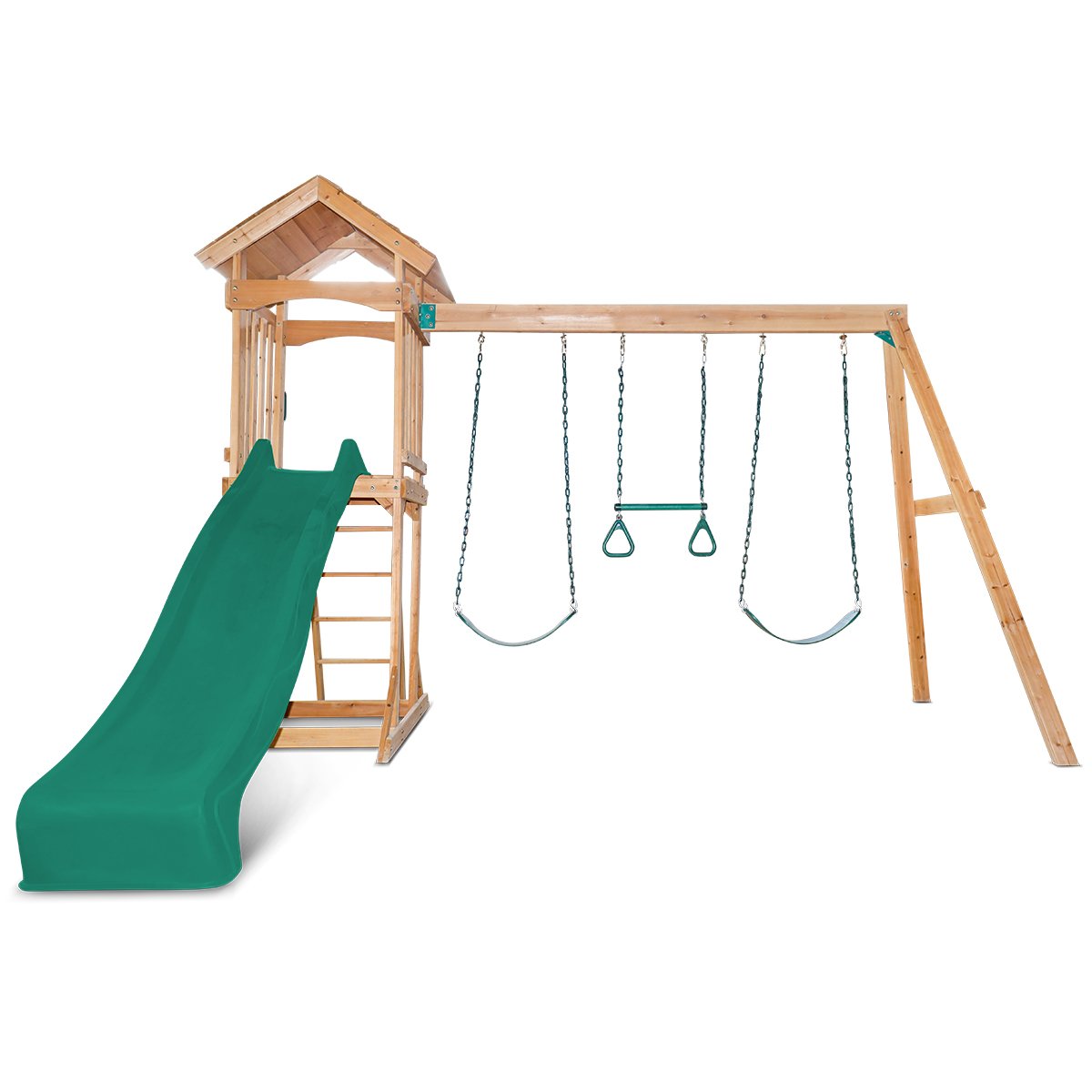 Lifespan Kids Albert Park Swing & Play Set with Green Slide