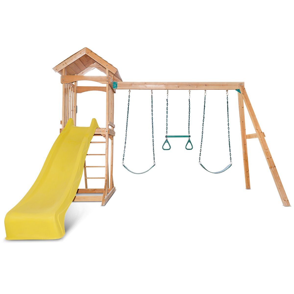 Lifespan Kids Albert Park Swing & Play Set with Yellow Slide
