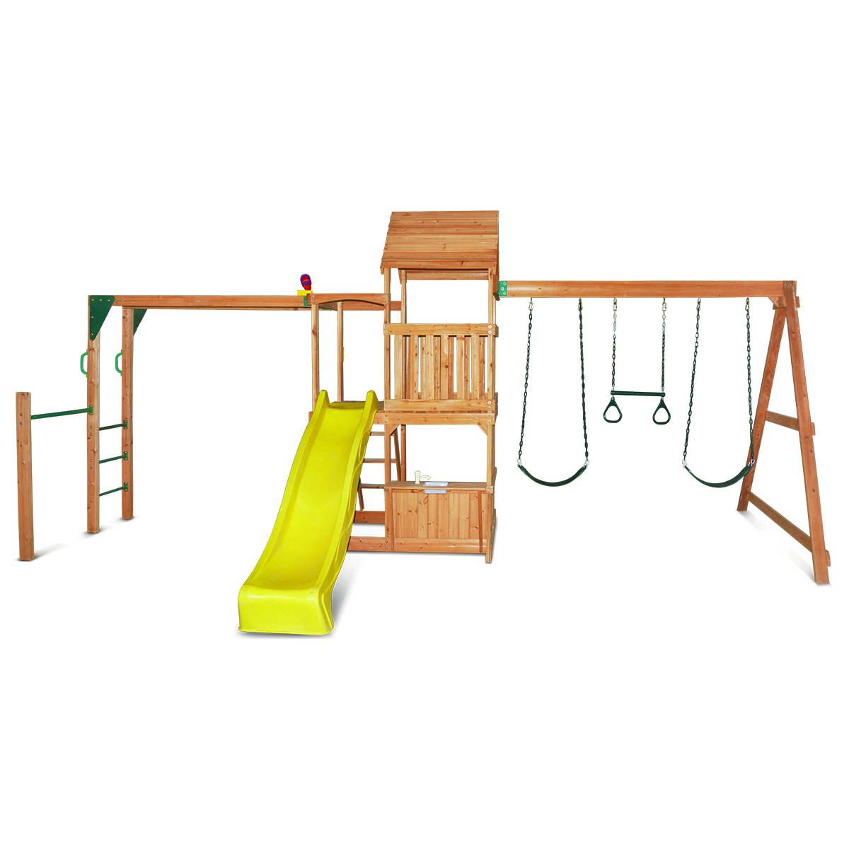 Lifespan Kids Coburg Lake Swing & Play Set with Yellow Slide