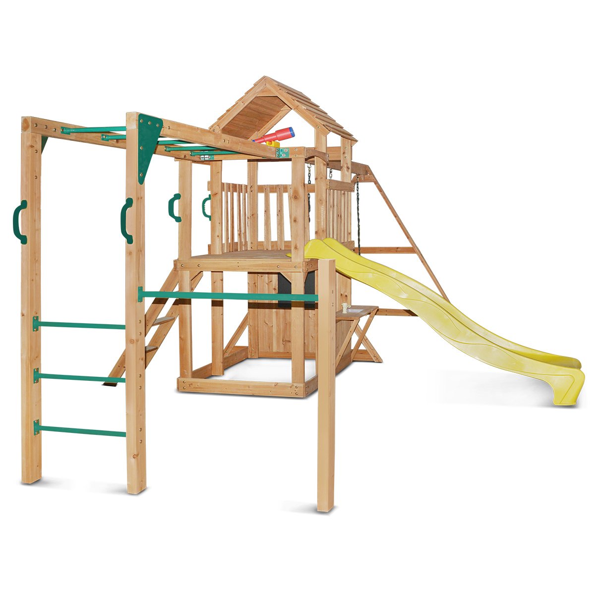 Lifespan Kids Coburg Lake Swing & Play Set with Yellow Slide