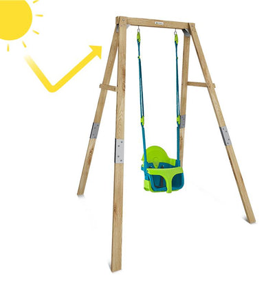 Lifespan Kids Bloom Growable Swing Set with Quadpod® Baby Swing Seat