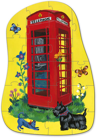 London 3 Wood Puzzles by Nathalie Lete