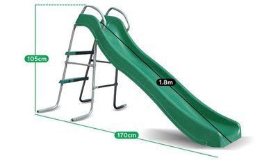 Lifespan Kids Lynx 4 Station Swing Set with Slippery Slide