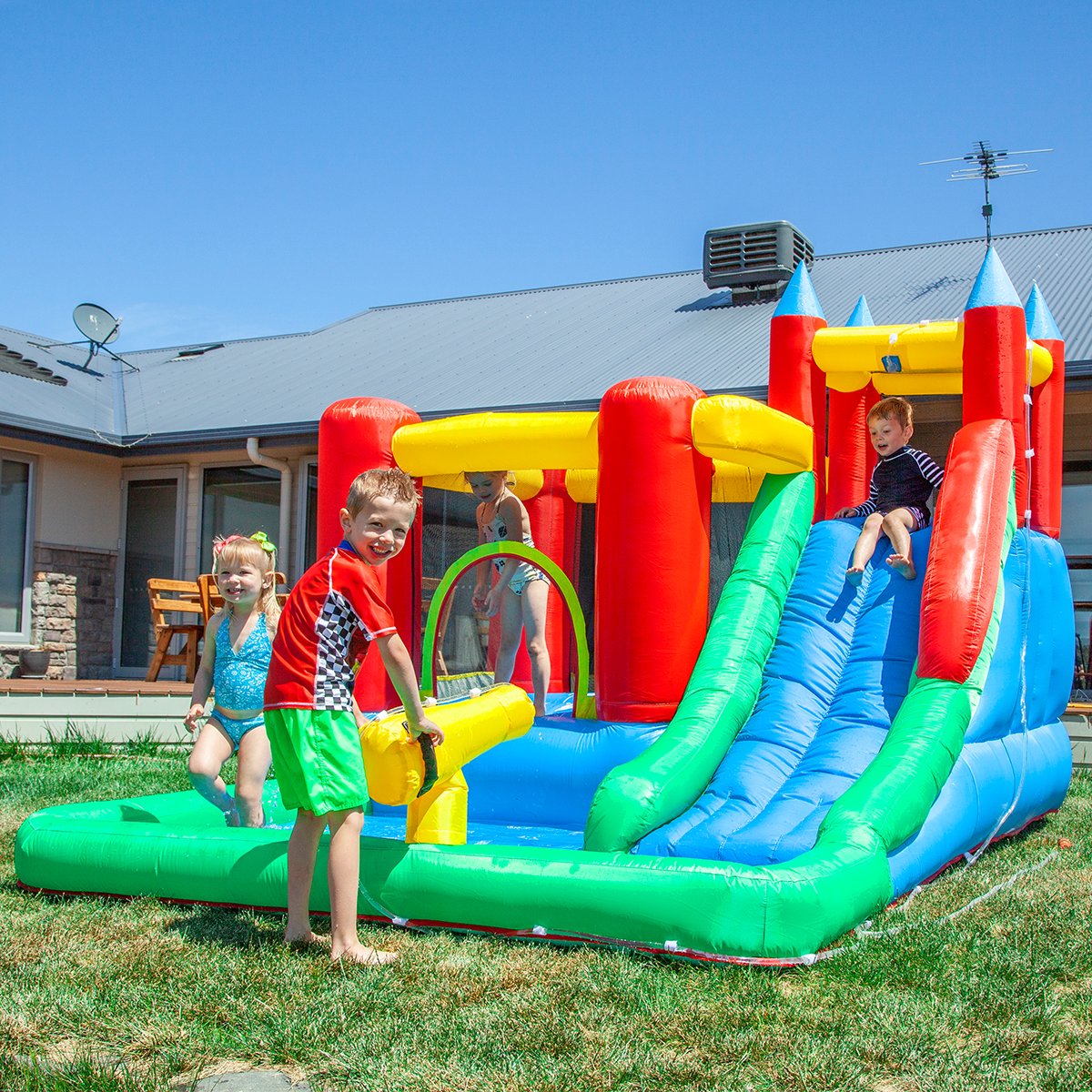Lifespan Kids Surrey 2 Slide & Splash Inflatable