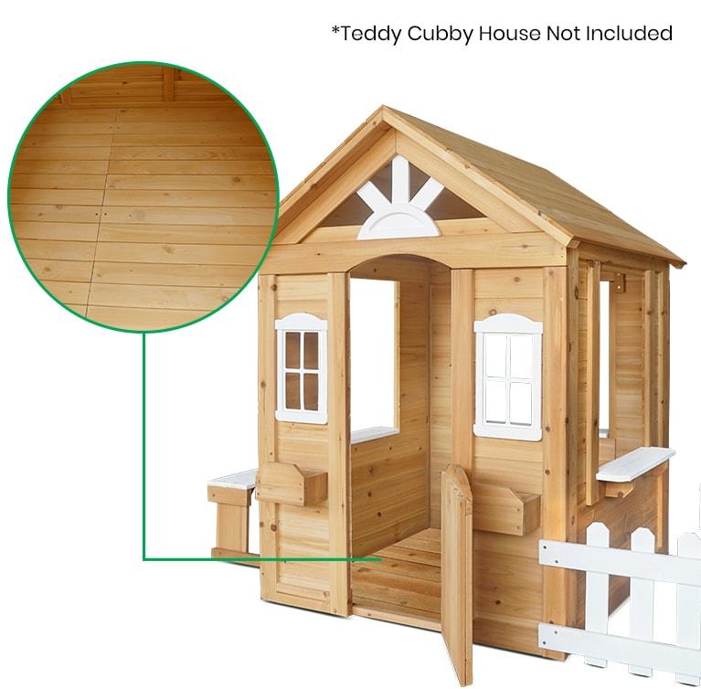 Lifespan Kids Teddy Cubby House Floor Only (V2)