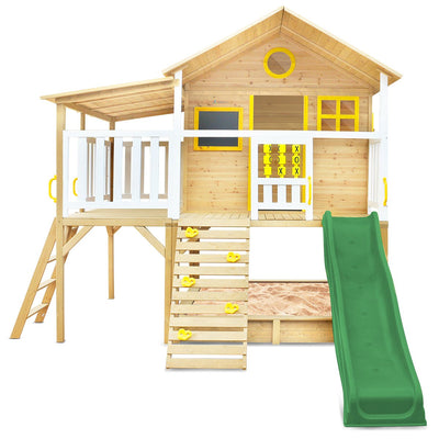 Lifespan Kids Warrigal Cubby House with Pergola (Green Slide)