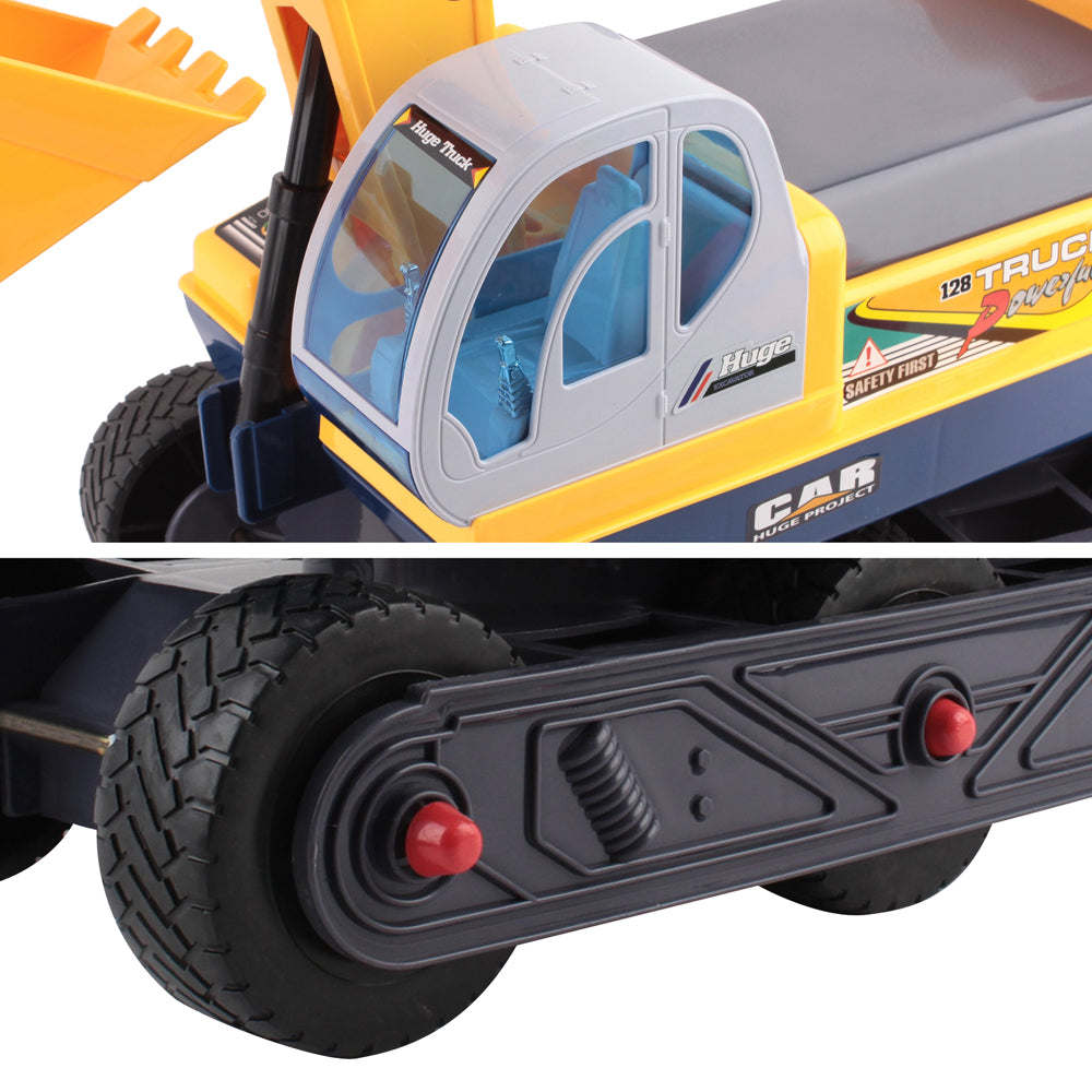 Keezi Ride On Car Toys Kids Excavator Digger Sandpit Bulldozer Car Pretend Play
