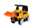 Kids Ride Truck Bulldozer Digger - Yellow with Free Customized Plate