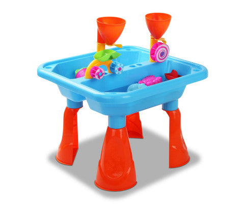 Keezi Kids Sandpit Pretend Play Sets Beach Toys Outdoor Sand Water Table Set